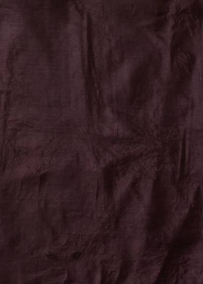Purple Tussar Embroidered Saree