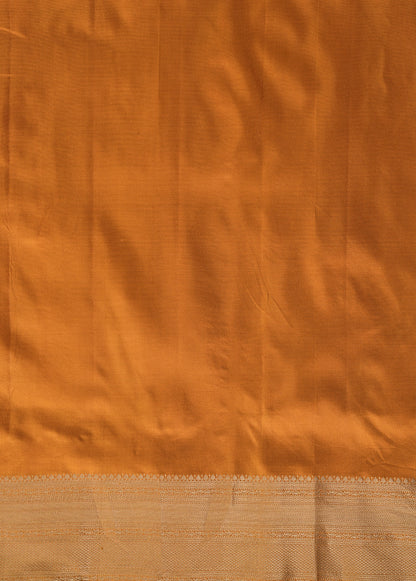 Yellow Silk Kanjeevaram Saree