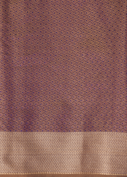 Purple Art Silk Kanjeevaram Saree