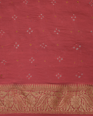 Multicoloured Georgette Bandhani Saree