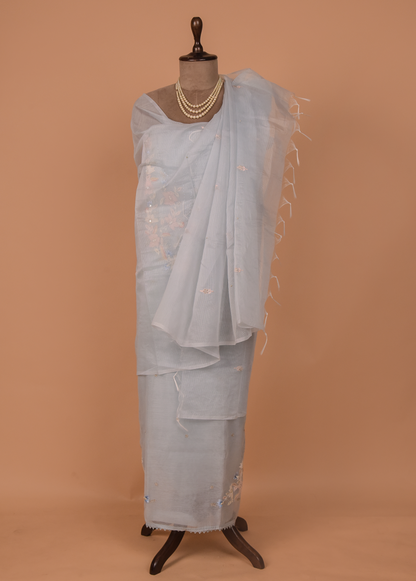 Blue Kota Cotton Dress Material