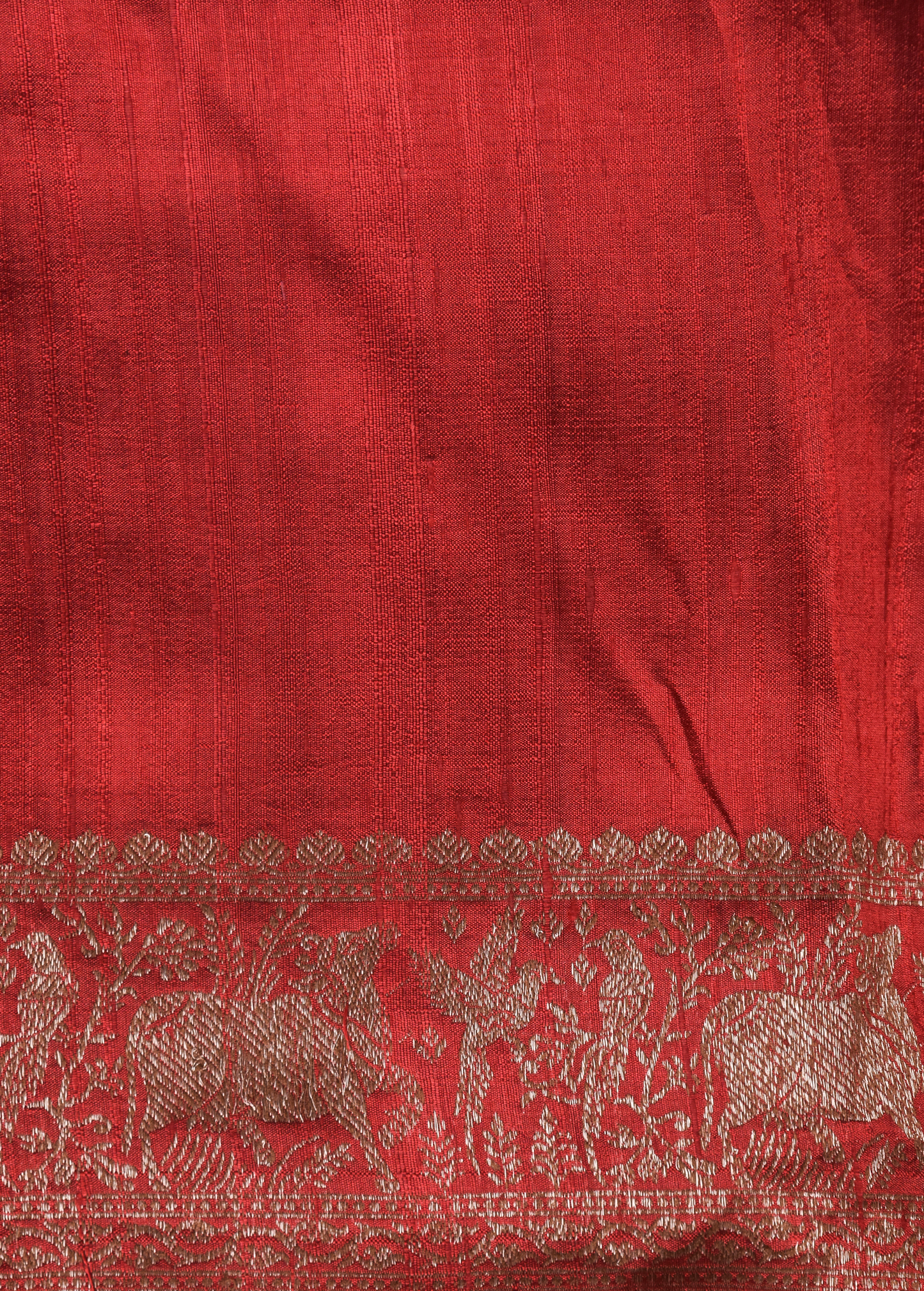 Green Tussar Silk Banarasi Saree