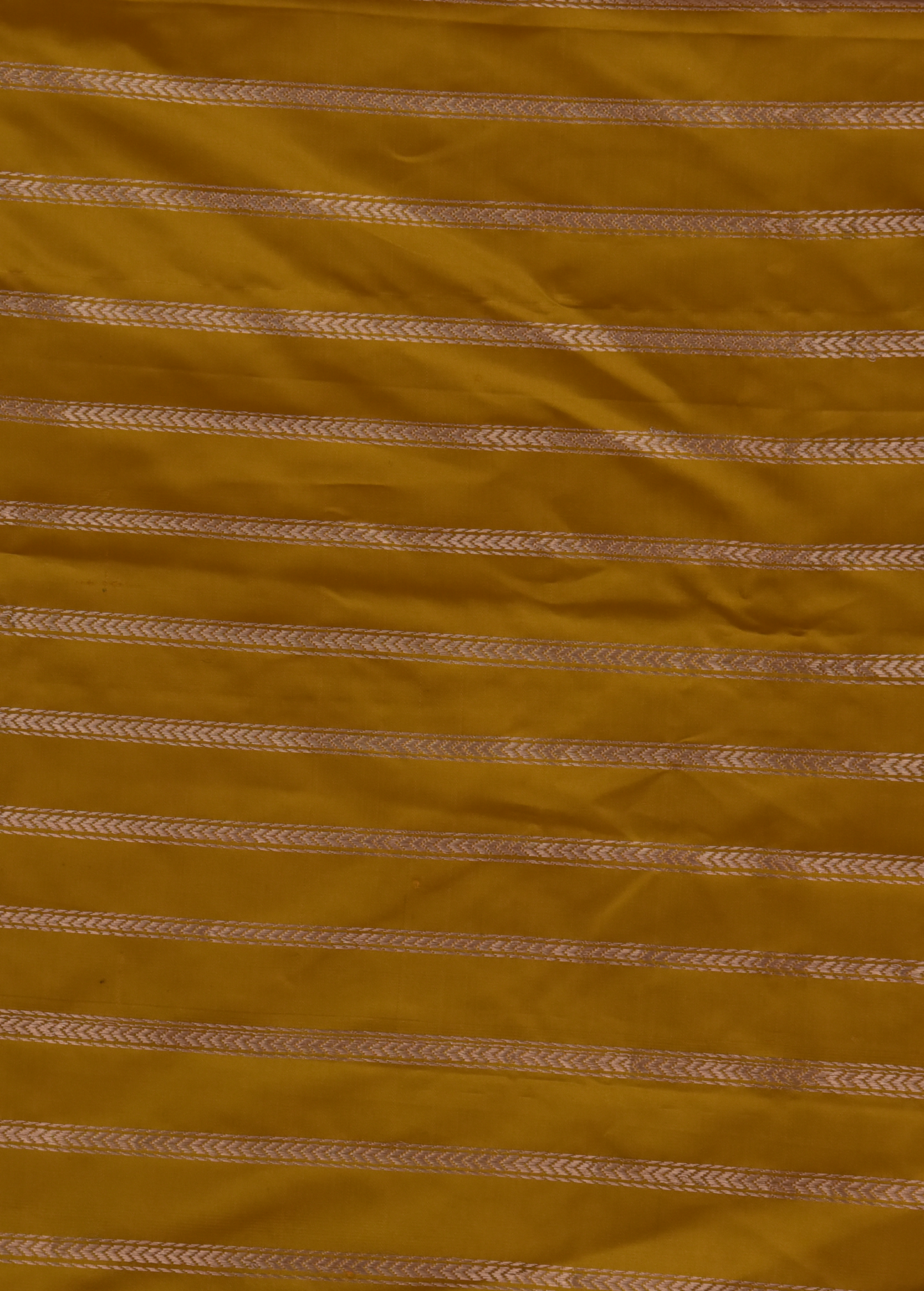 Yellow Mushroo Silk Banarasi Saree