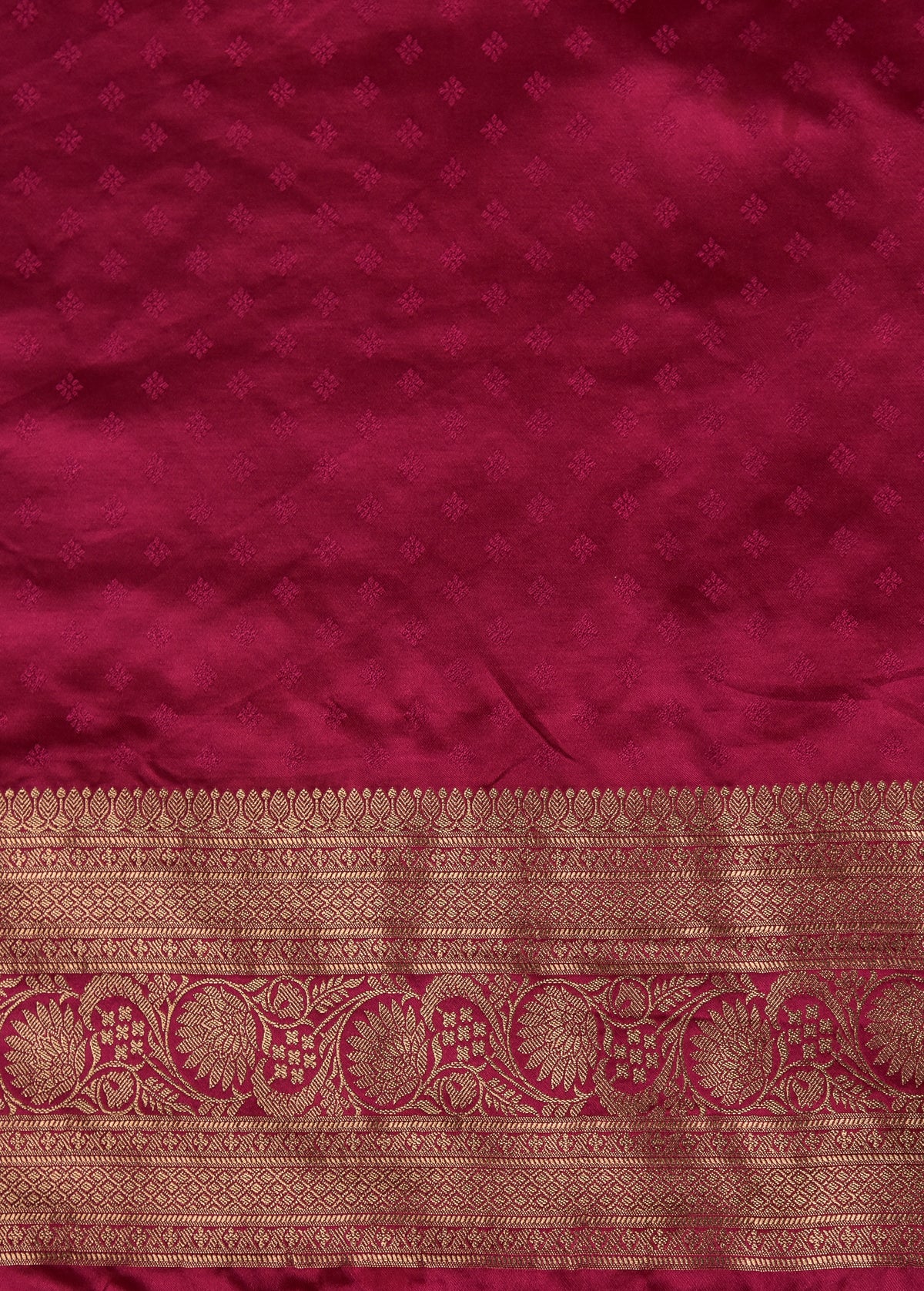 Yellow Crepe Silk Banarasi Saree