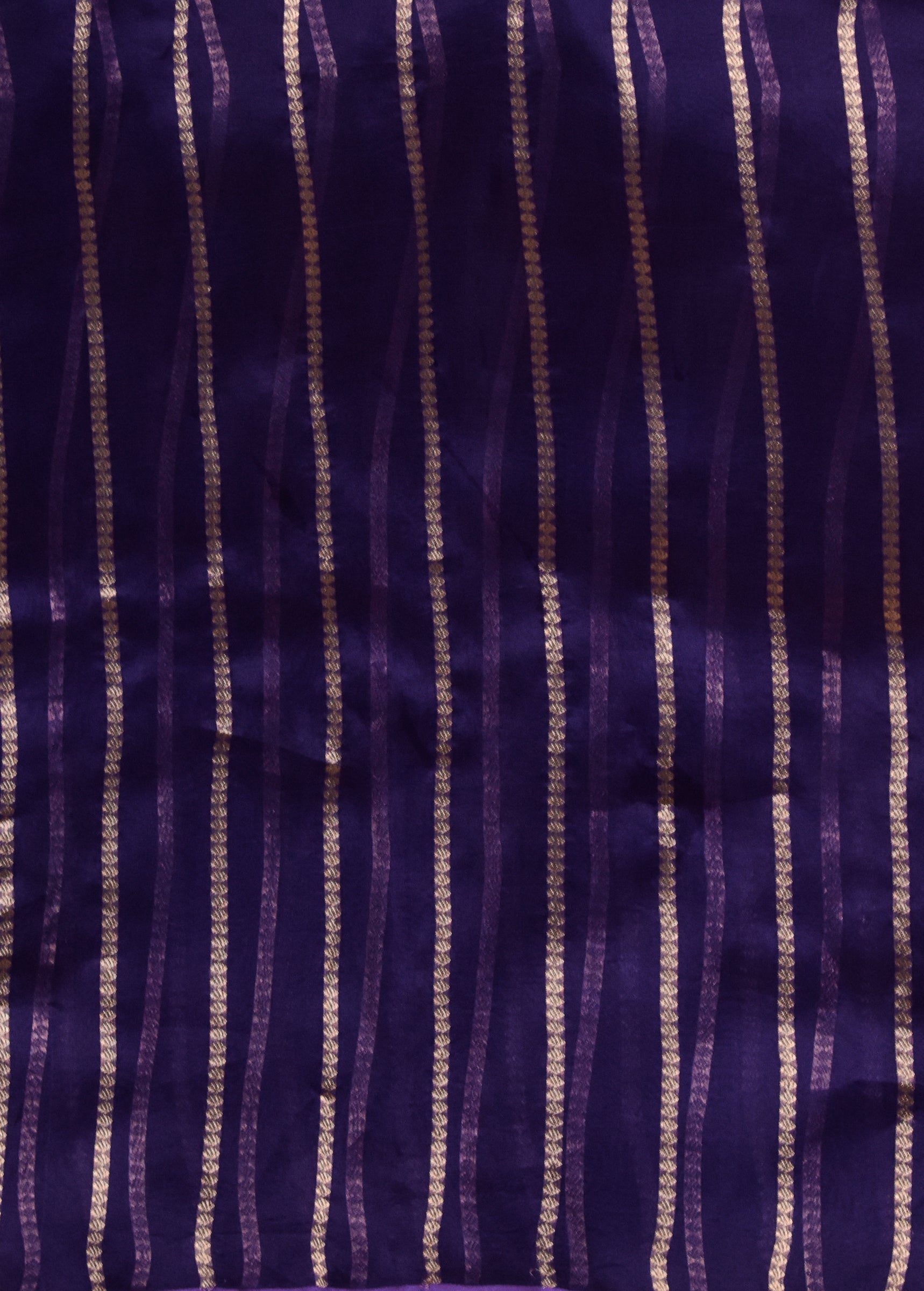 Purple Organza Banarasi Saree