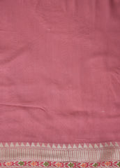 Pink Art Georgette Banarasi Saree