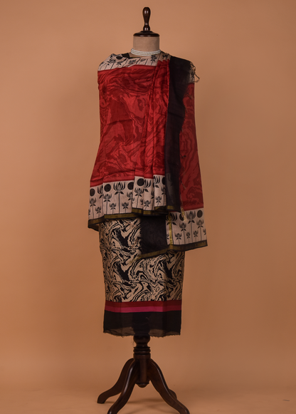 Multicoloured Cotton Dress Material