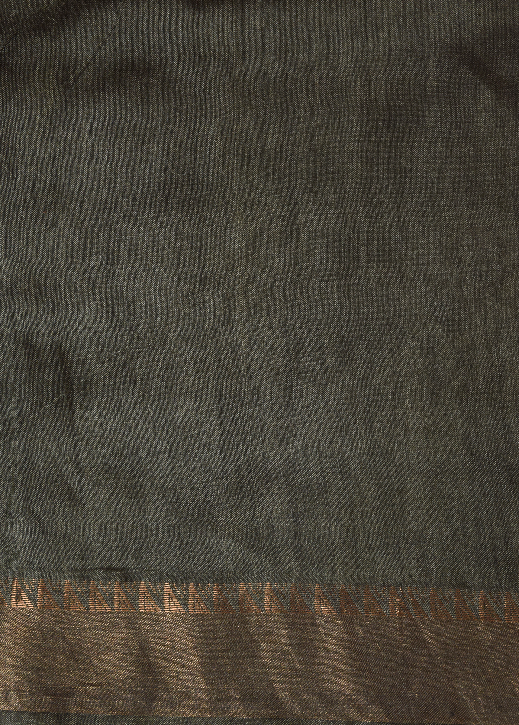 Green Printed Tussar Silk Saree | Greenways