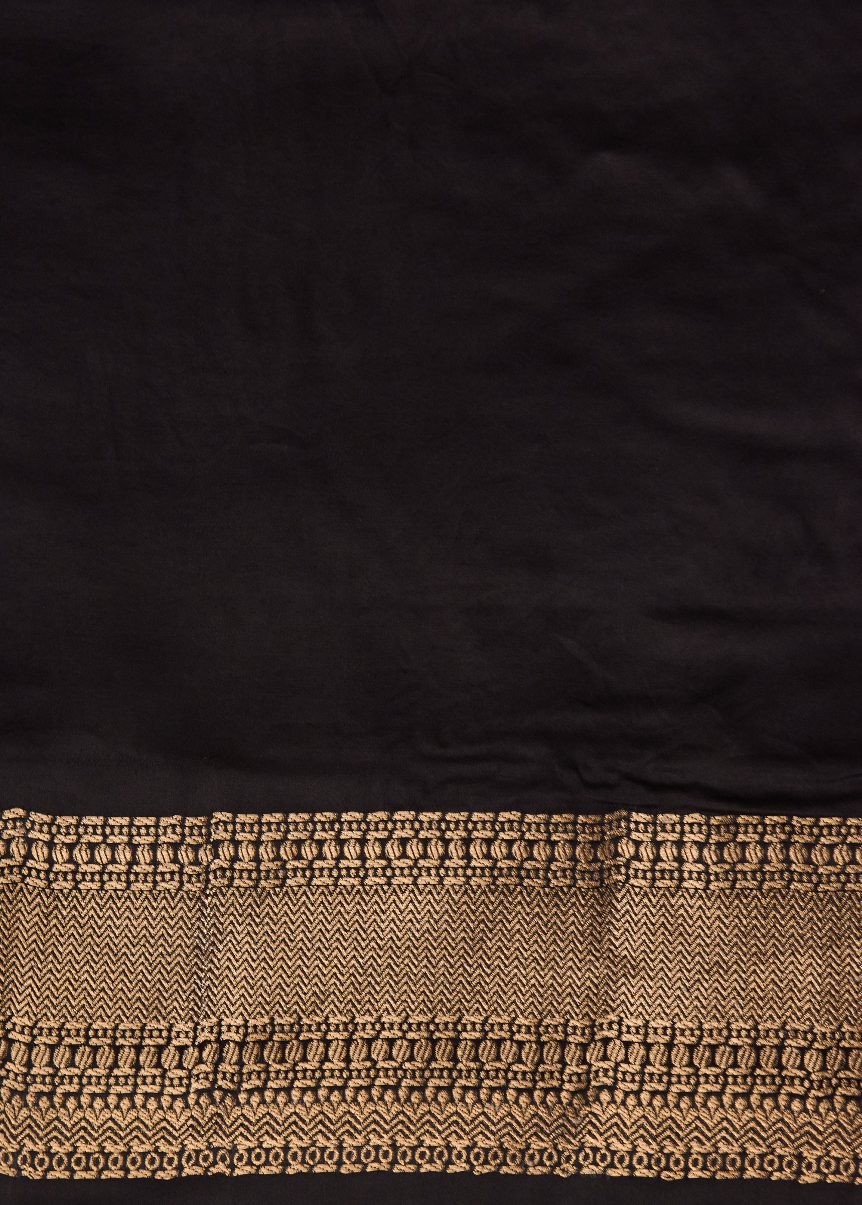 Black Art Satin Banarasi Saree