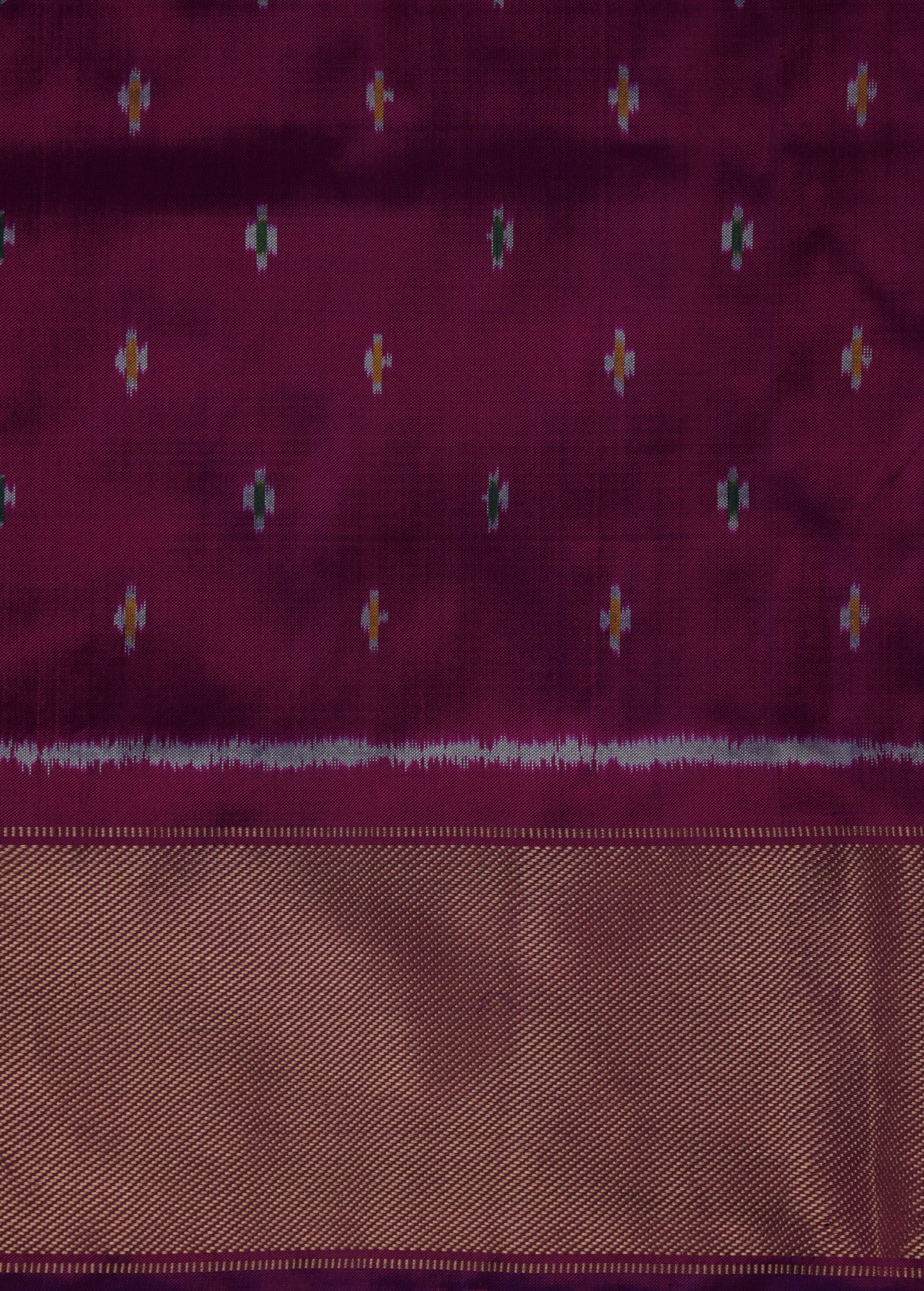 Pink Silk Patola Saree