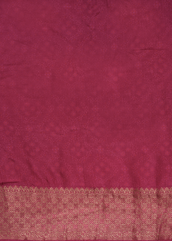 Pink Crepe Silk Banarasi Saree