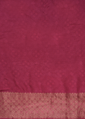 Pink Crepe Silk Banarasi Saree