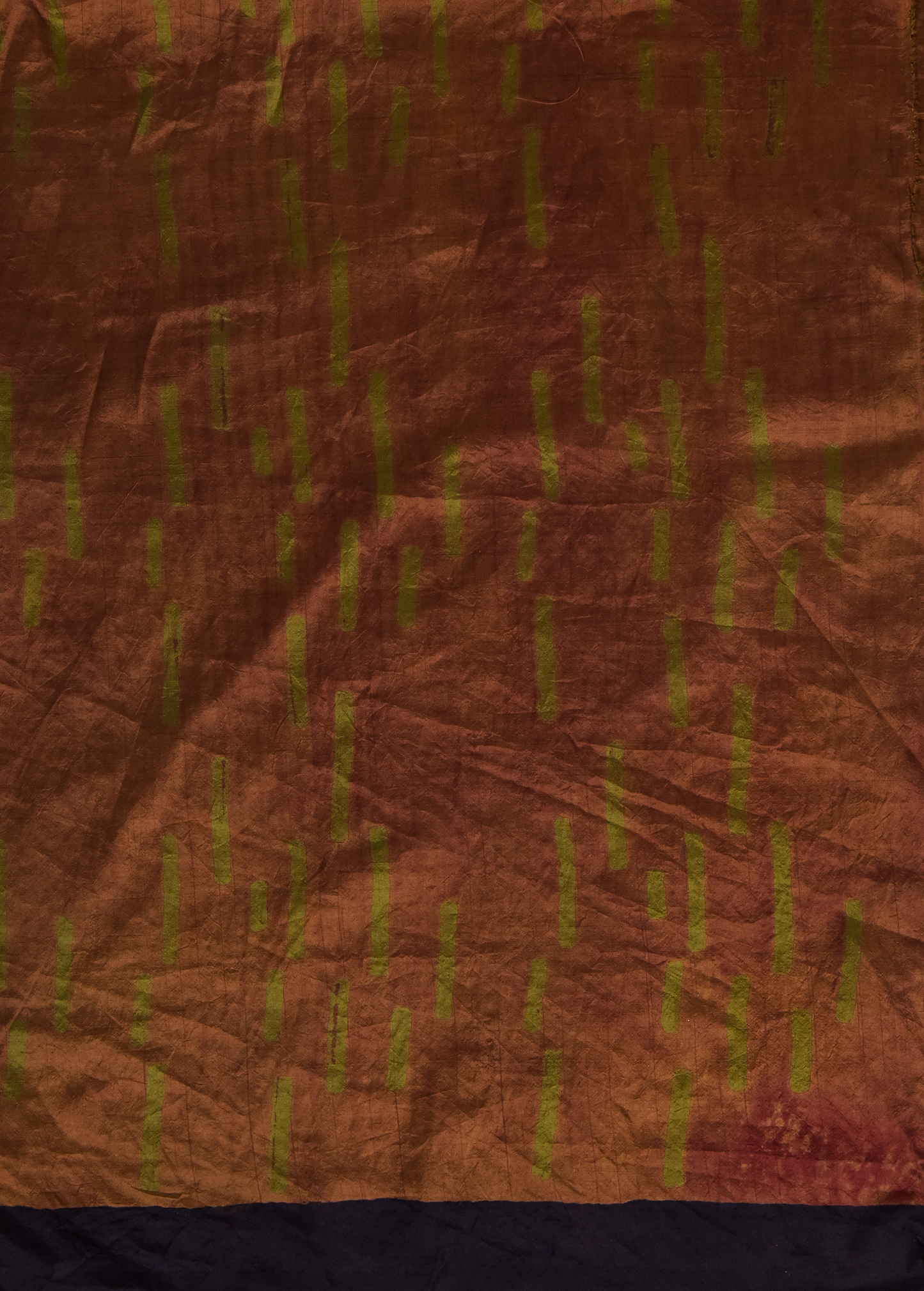 Green Tussar Bandhani Saree