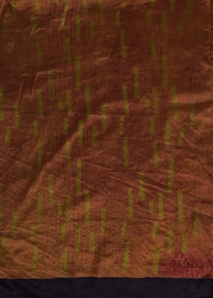 Green Tussar Bandhani Saree