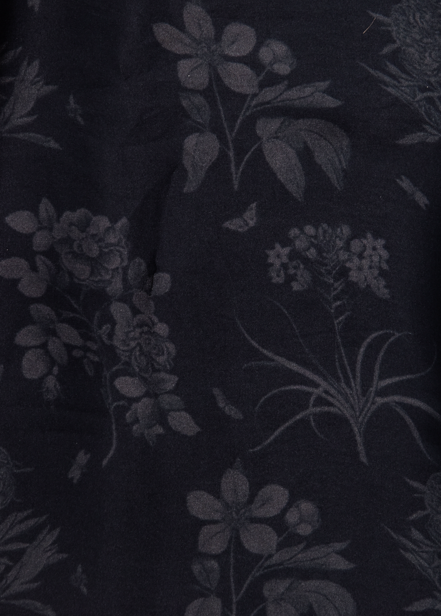 Black Satin Printed Saree