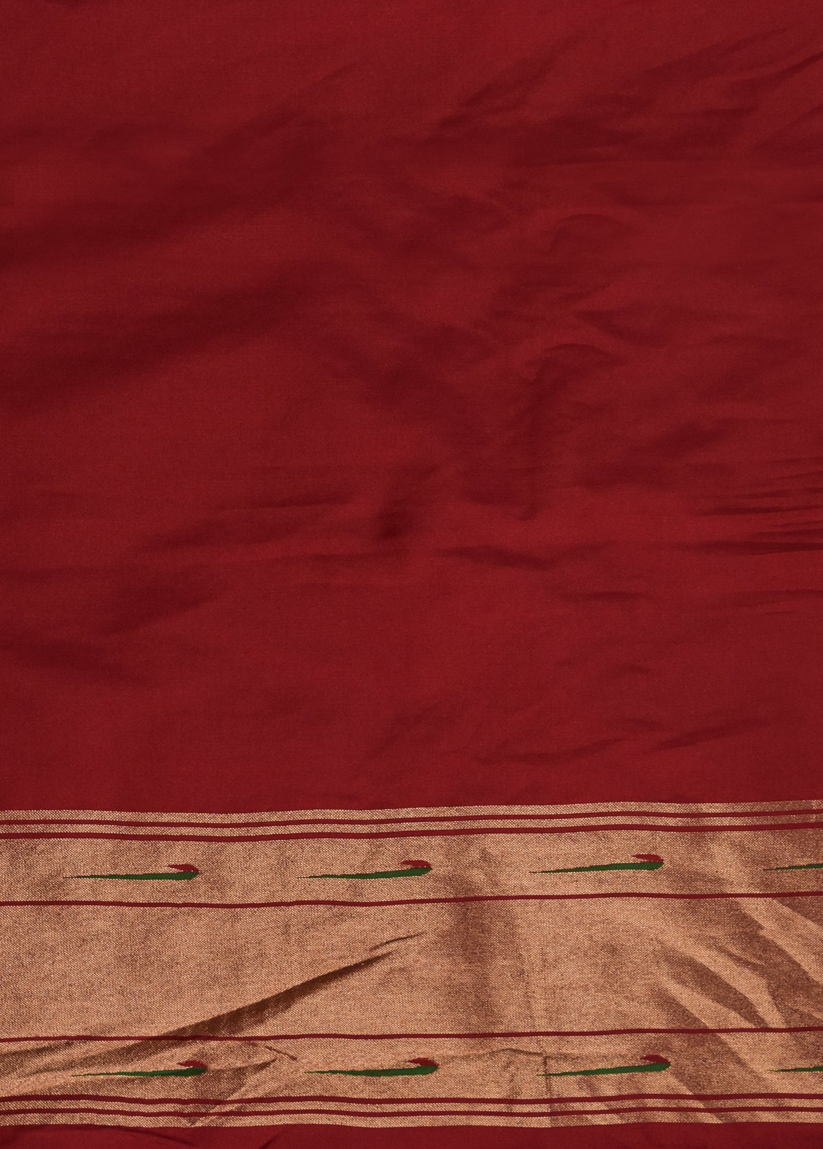 Red Art Satin Patola Saree