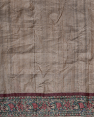 Green Tussar Bandhani Saree