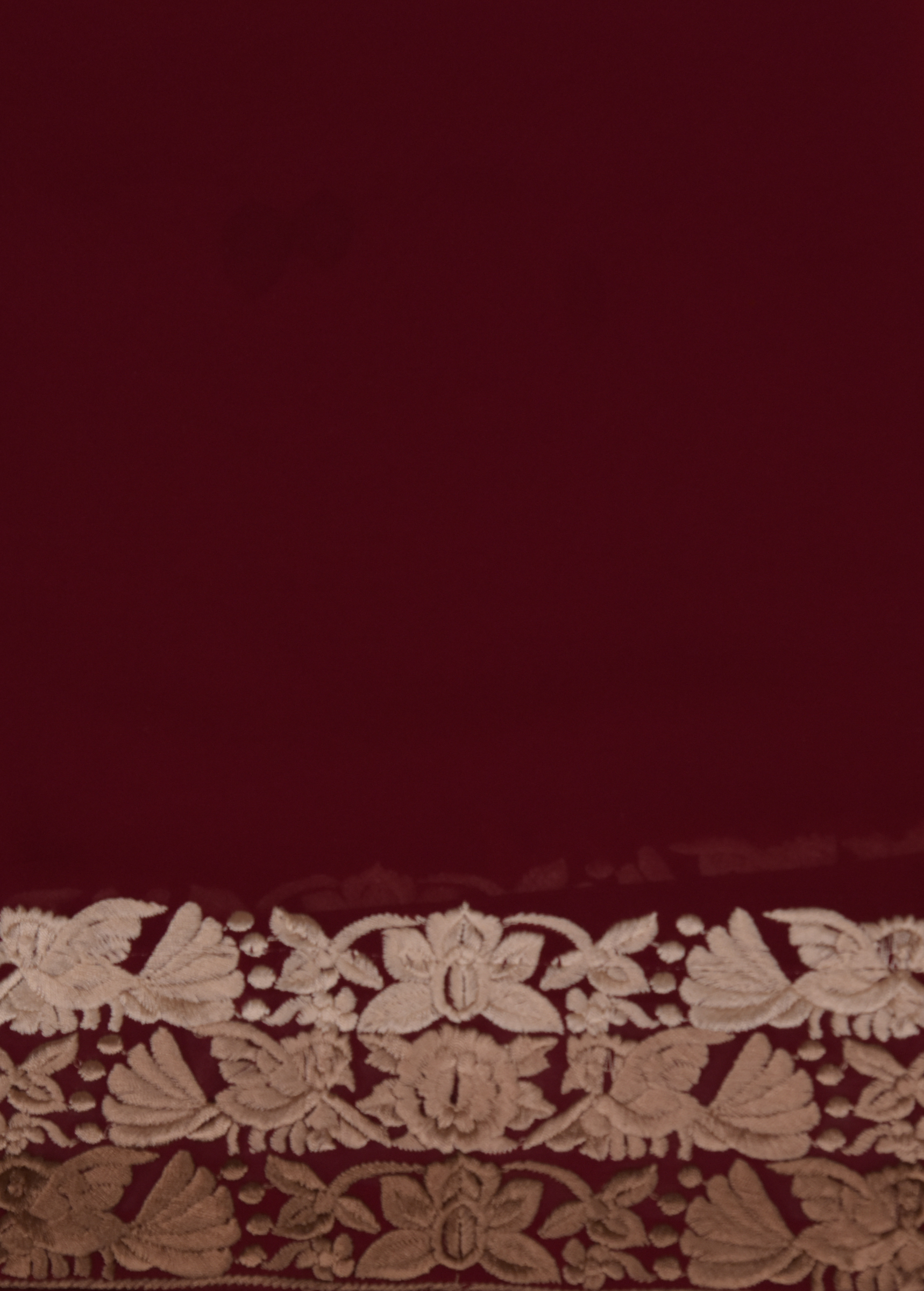 Pink Georgette Embroidered Saree