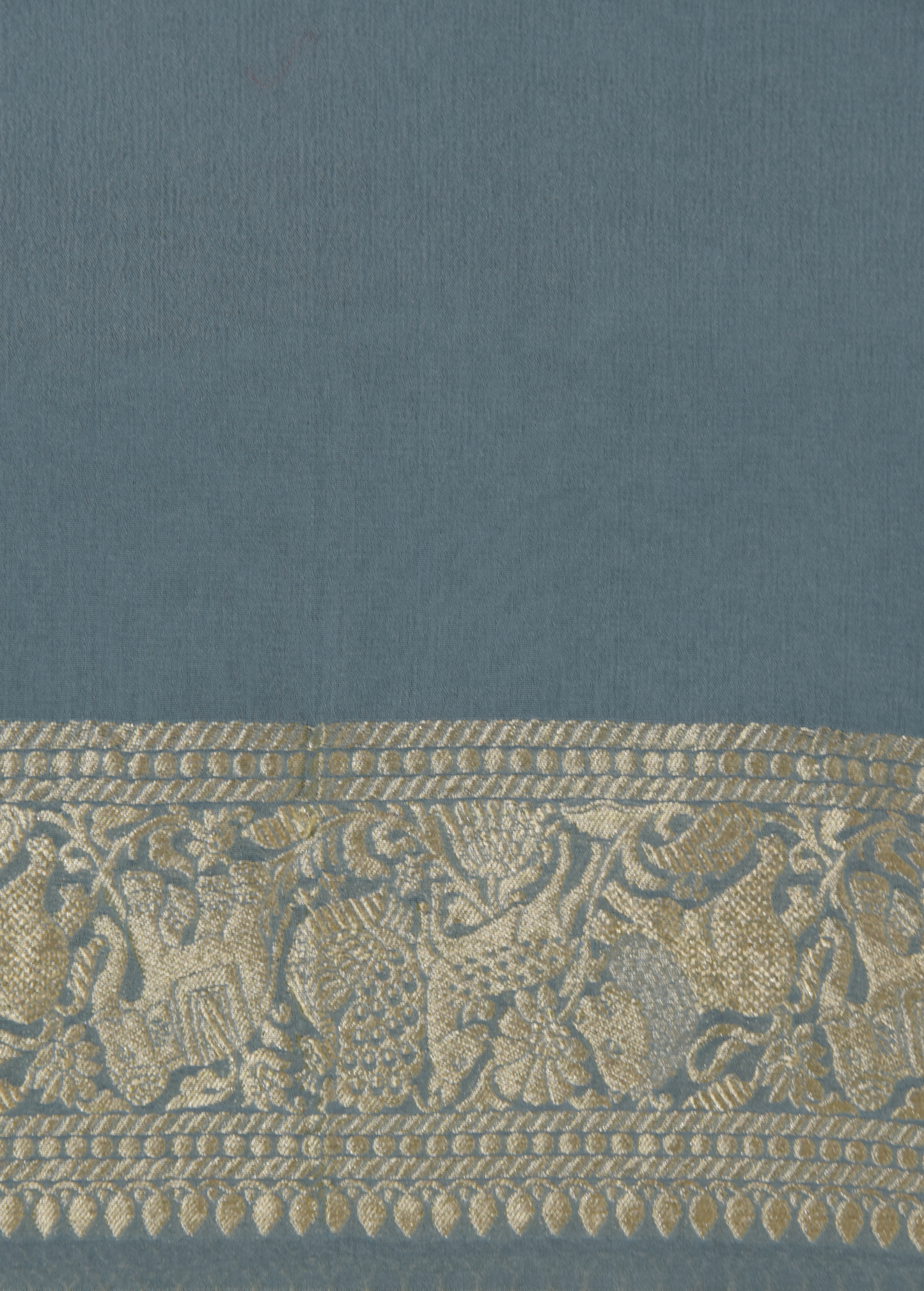 Blue Georgette Banarasi Saree