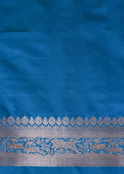 Blue Art Silk Banarasi Saree