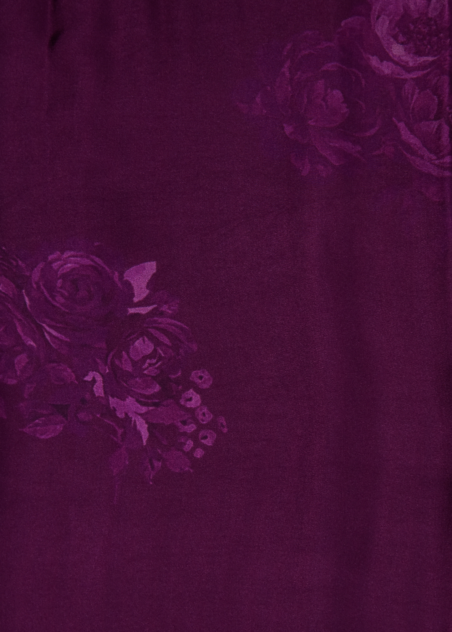 Black Satin Printed Saree