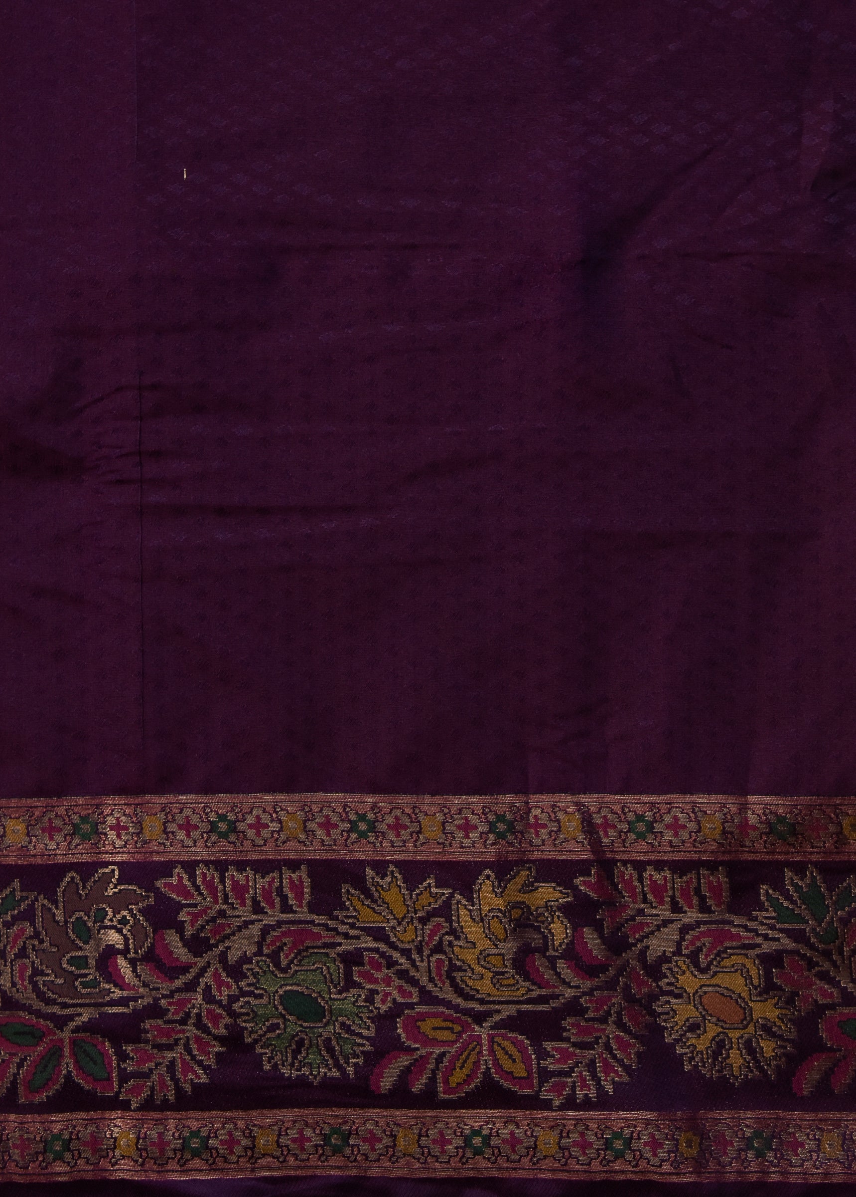 Purple Silk Patola Saree