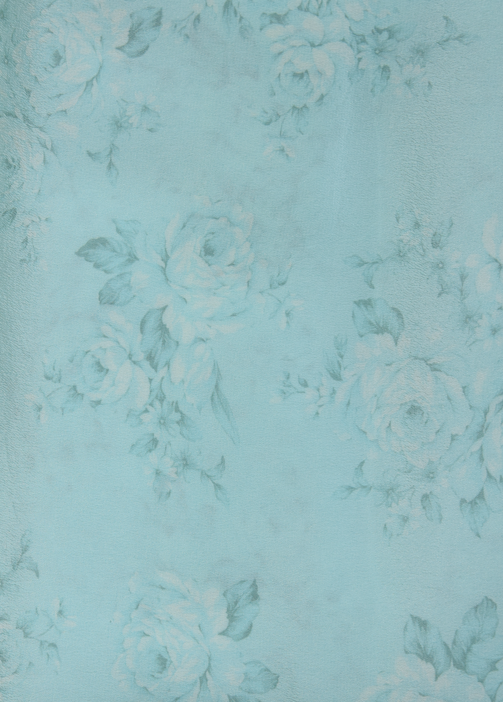 Blue Printed Chiffon Saree - Image 4 | Greenways Delhi