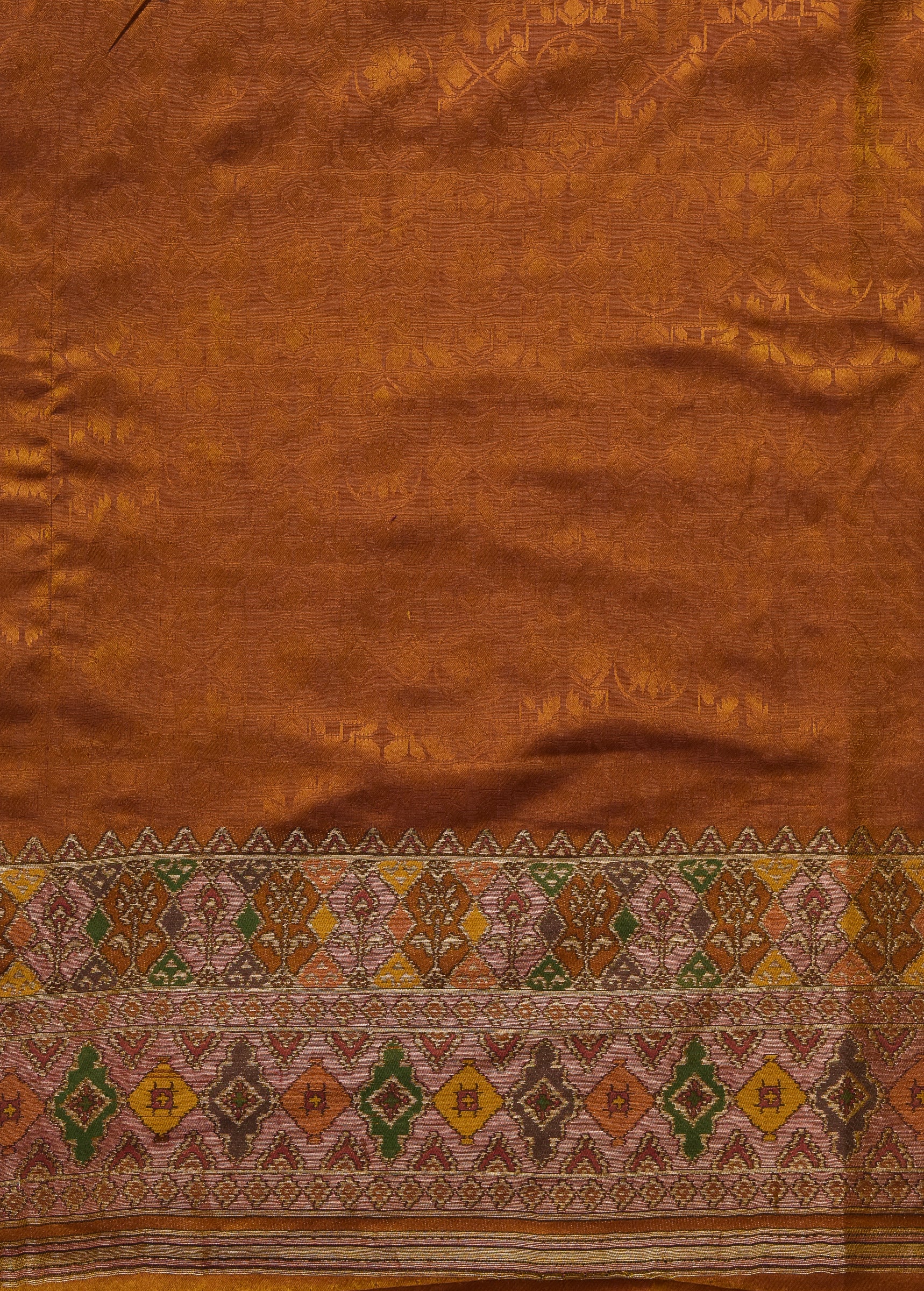 Yellow Silk Patola Saree