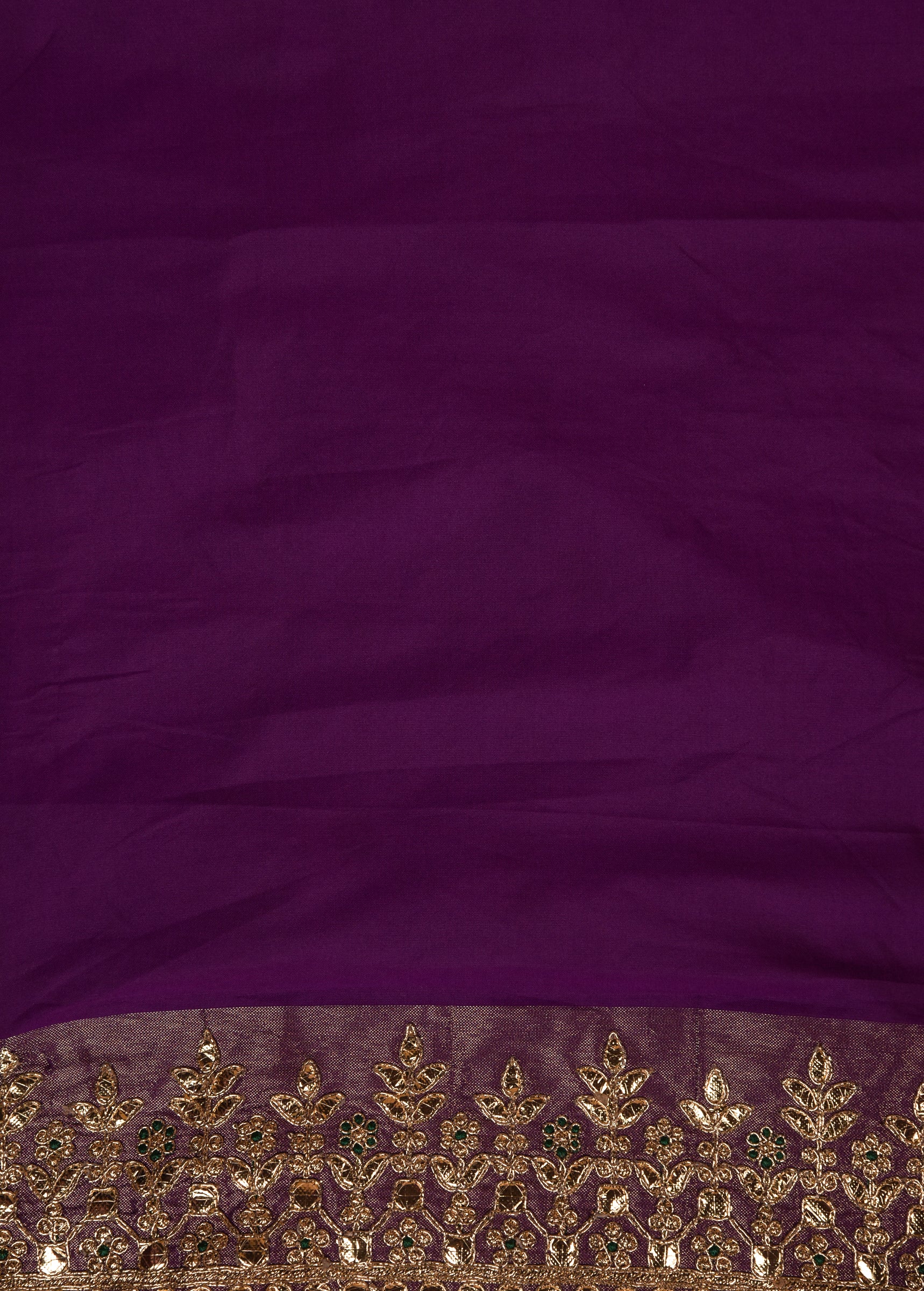 Purple Art Silk Patola Saree