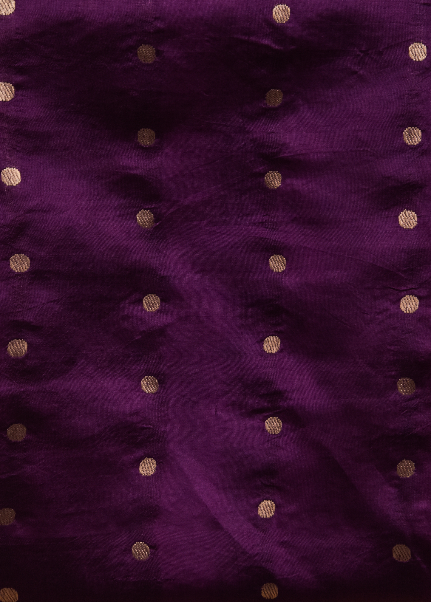 Purple Silk Banarasi Saree