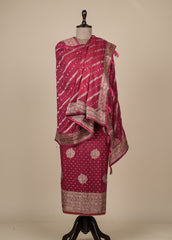 Pink Georgette Dress Material