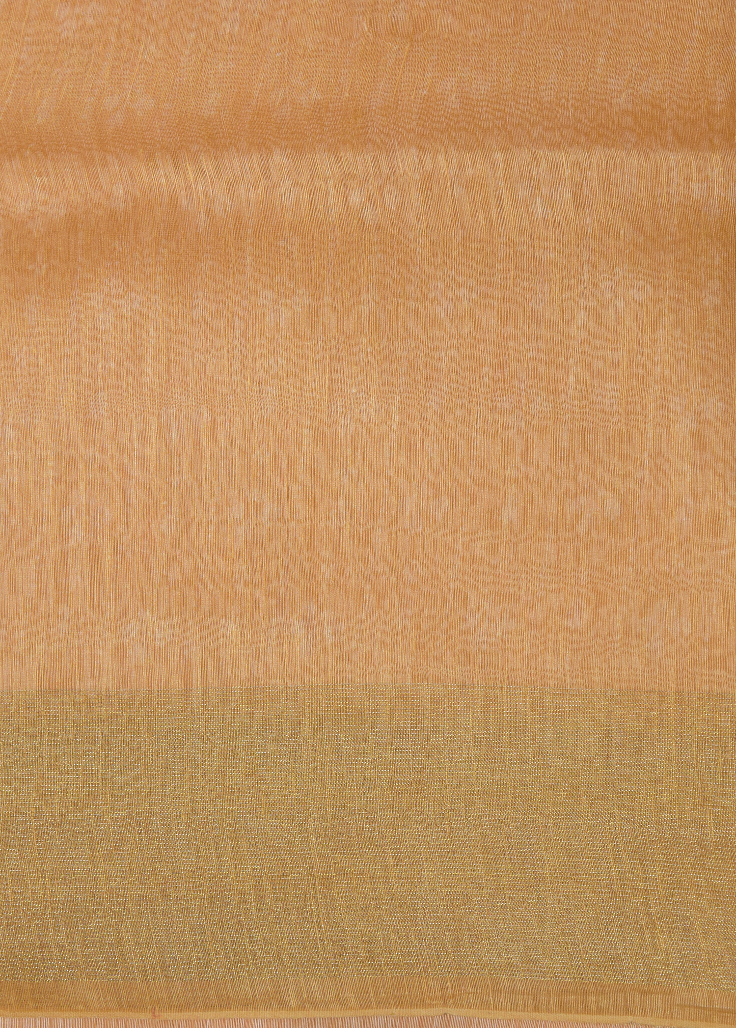 Yellow Linen Embroidered Saree