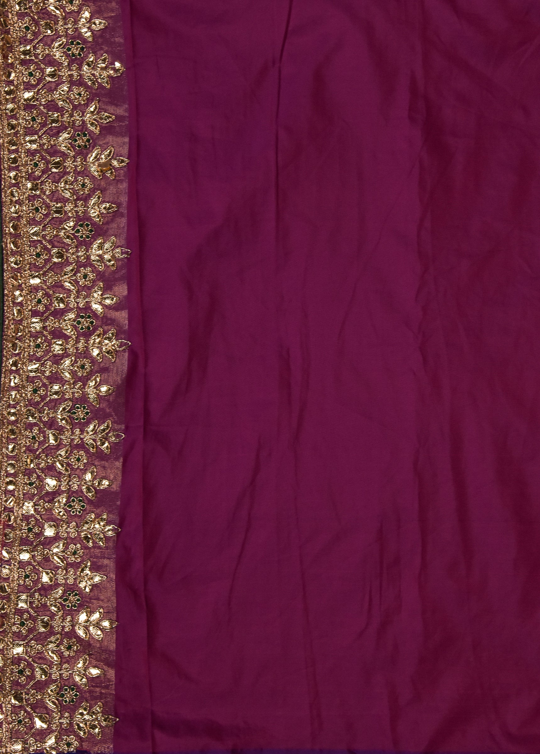 Purple Art Silk Patola Saree