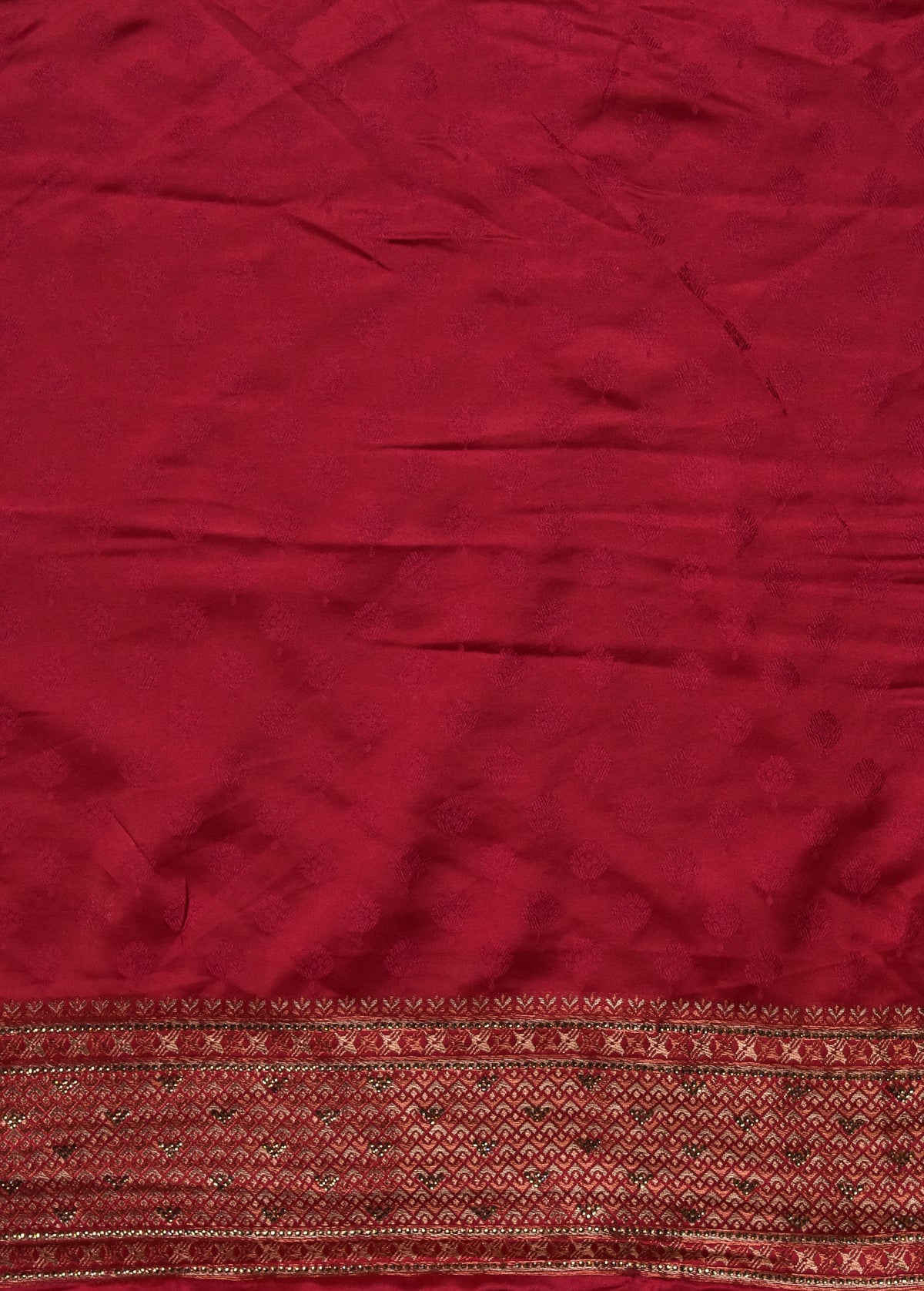 Gajari Pink Moroccan Silk Banarasi Saree