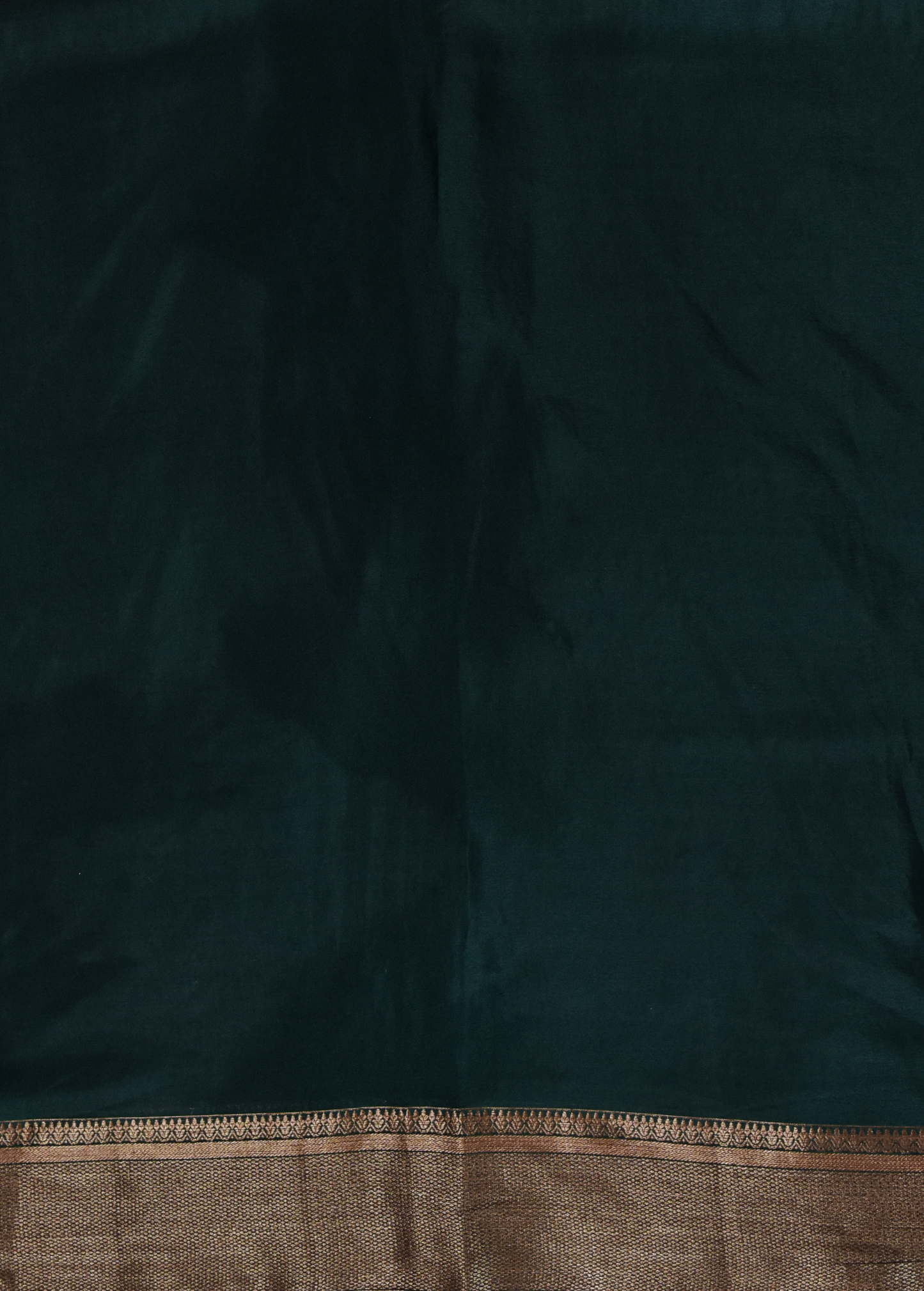 Green Crepe Silk Banarasi Saree