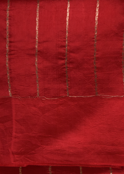 Red Silk Banarasi Saree