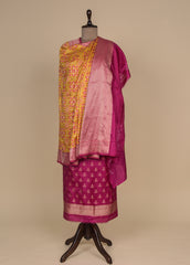 Pink Silk Dress Material