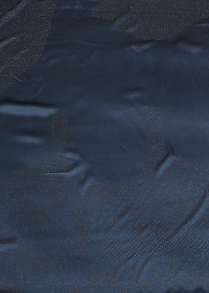 Blue Chantily Lace Embroidered Saree