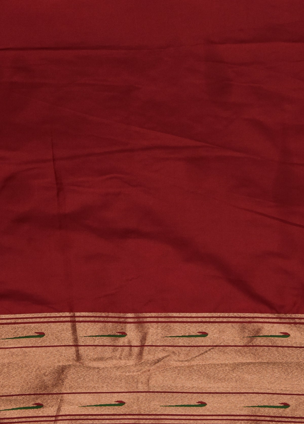Green Art Satin Patola Saree