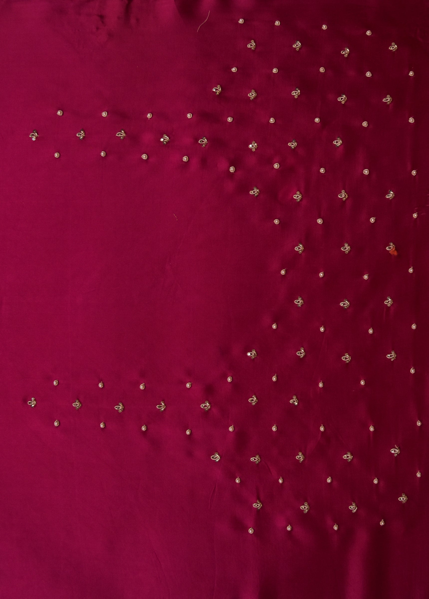 Pink Satin Banarasi Saree