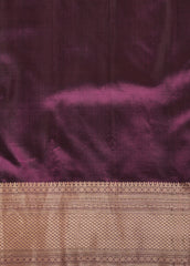 Purple Silk Kanjeevaram Saree