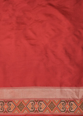 Red Silk Banarasi Saree