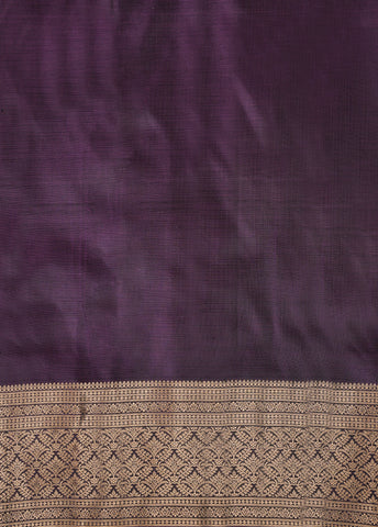 Purple Silk Kanjeevaram Saree