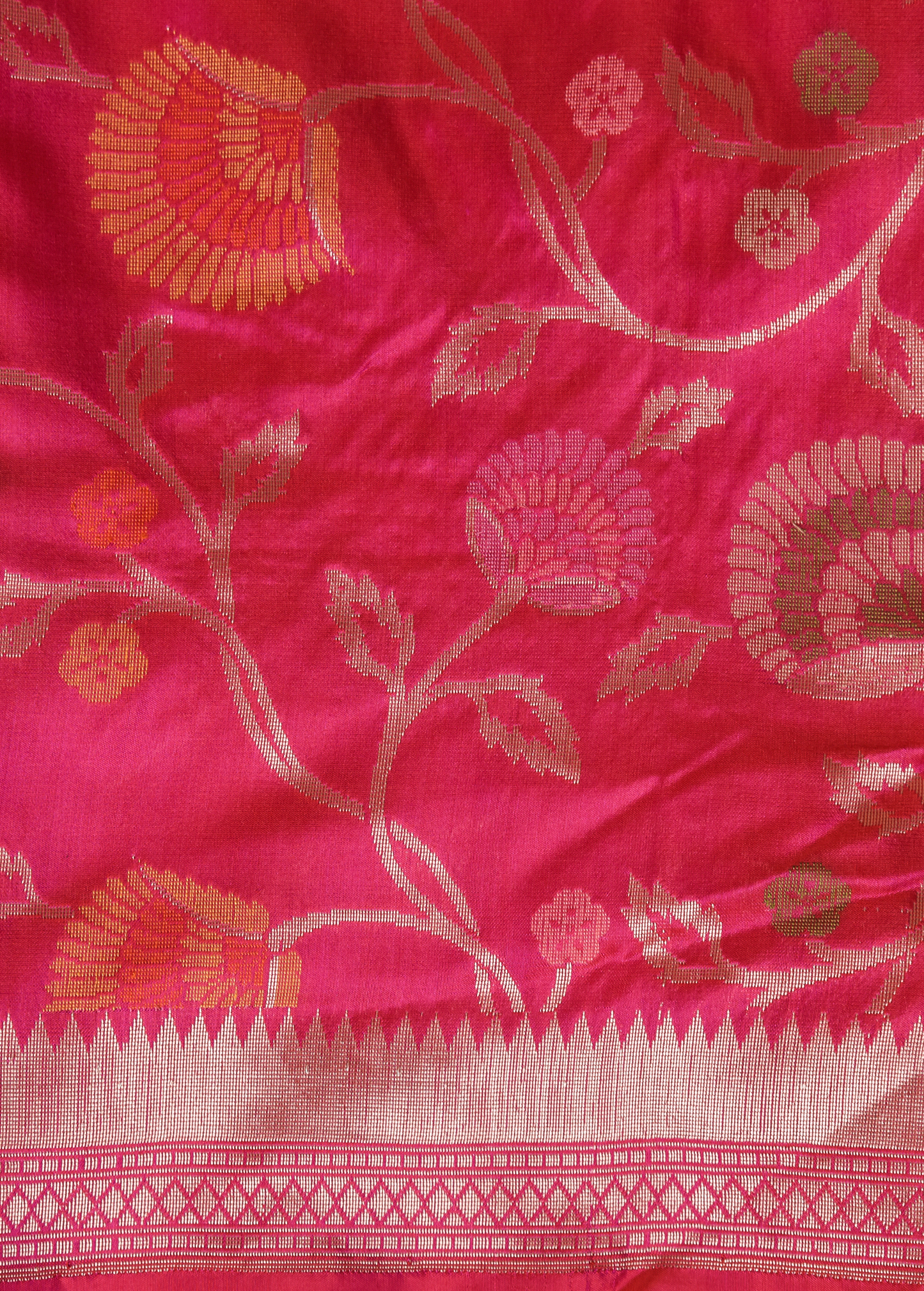 Pink Silk Dress Material