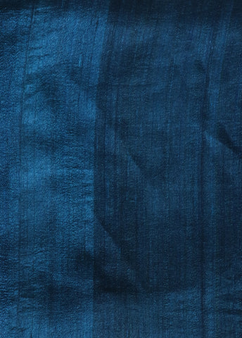 Blue Tussar Dress Material