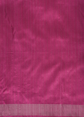 Purple Crepe Silk Kanjeevaram Saree