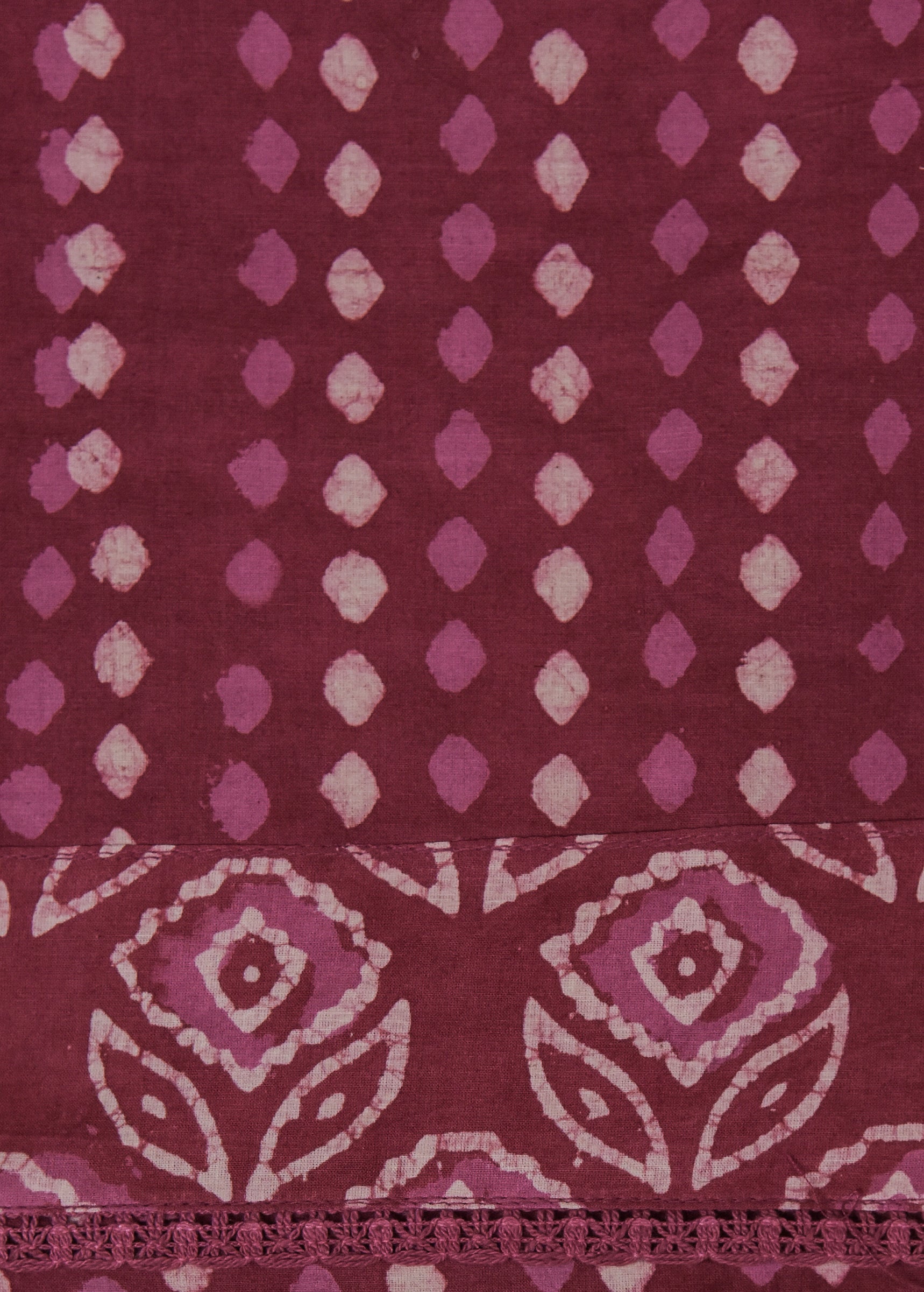 Pink Cotton Dress Material