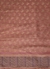 Silver Tissue Silk Banarasi Saree