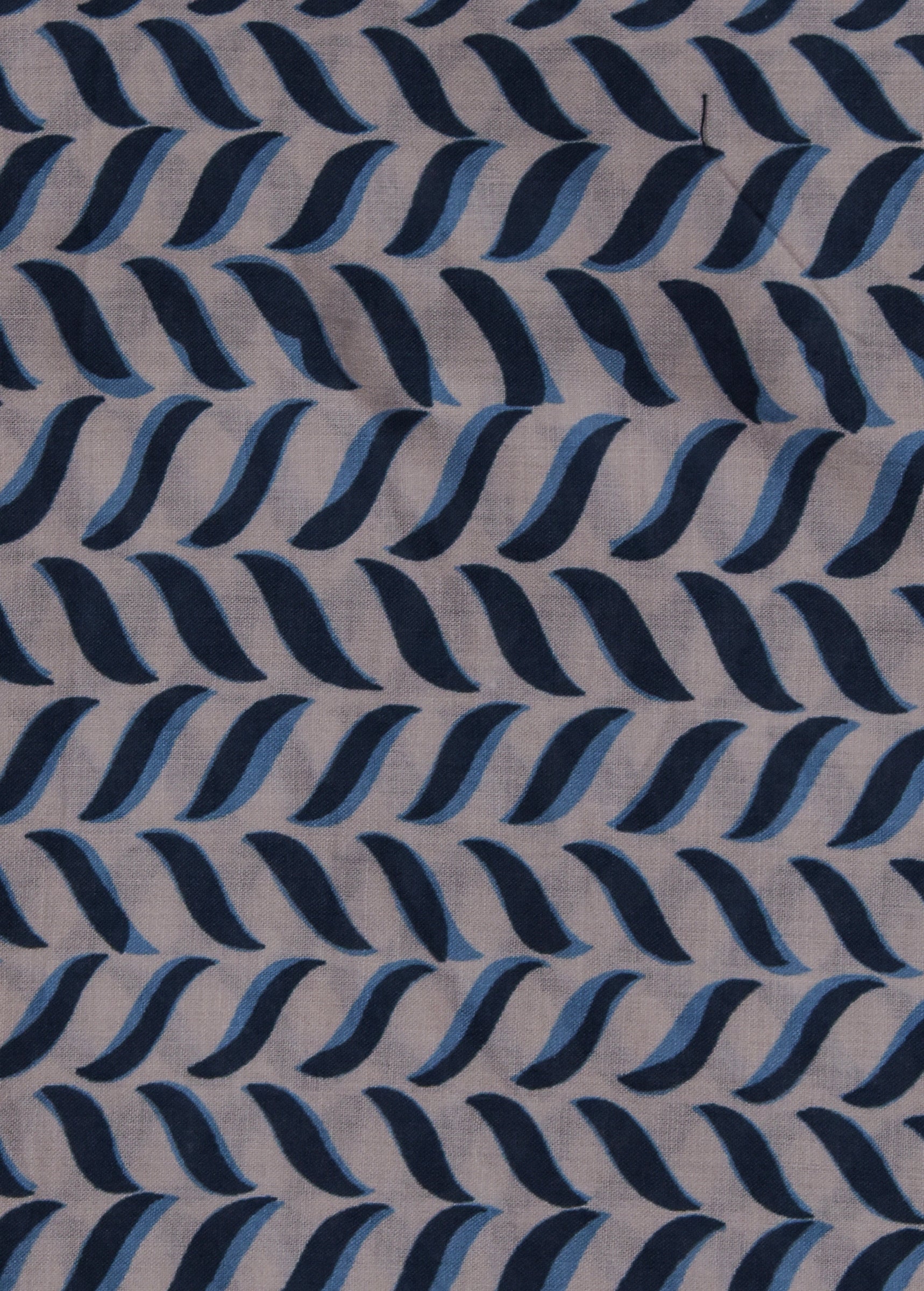 Blue Cotton Dress Material