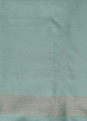 Blue Handloom Silk Dress Material